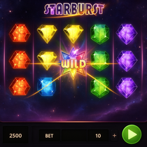 BetNJet - Starburst Slot Game - NetEnt
